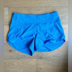 Lululemon Speed Up 4” Shorts *Mid-Rise Blue Nile 6